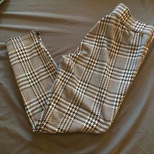 Cropped Skinny Herringbone Pant